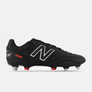 Ghete Fotbal Dama New Balance 442 V2 PRO SG Negrii Argintii | NB396SZU