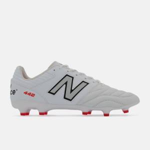 Ghete Fotbal Dama New Balance 442 V2 PRO FG Albi Argintii | NB640ZWD