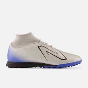 Ghete Fotbal Dama New Balance Tekela v4 Magique TF Argintii Negrii | NB869IBX