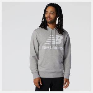 Hanorac Cu Gluga Barbati New Balance NB Essentials Pullover Gri | NB431FTC