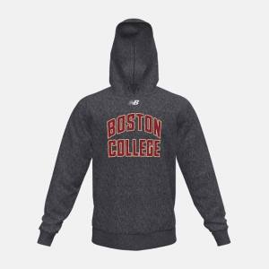 Hanorac Cu Gluga Barbati New Balance NB Fleece (Boston College) Negrii | NB874CRE