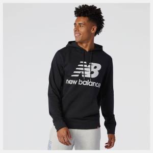 Hanorac Cu Gluga Barbati New Balance NB Essentials Pullover Negrii | NB978JCW