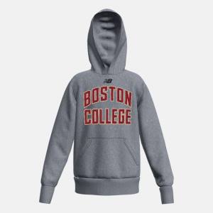 Hanorac Cu Gluga Copii New Balance NBY Fleece (Boston College) Gri | NB324WNV