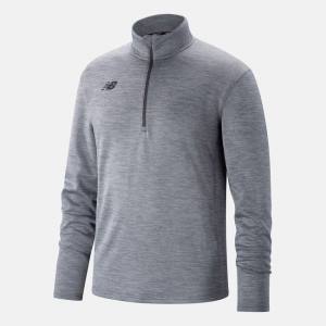 Hanorace Copii New Balance Youth Thermal Half Zip Gri | NB076JXY