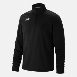 Hanorace Copii New Balance Youth Thermal Half Zip Negrii | NB496SLF