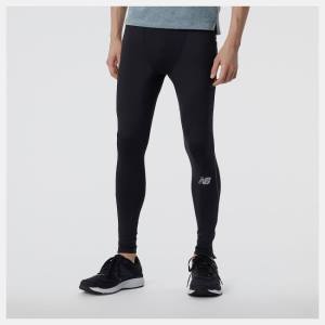 Pantaloni Barbati New Balance Impact Run Tight Negrii | NB458QNO