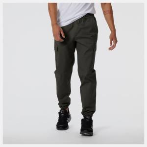 Pantaloni Barbati New Balance NB Athletics Woven Cargo Camuflaj Verzi | NB715JGU