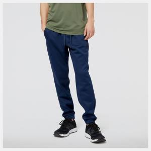 Pantaloni Barbati New Balance Tenacity Performance Fleece Bej Indigo | NB483UPO