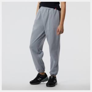 Pantaloni Dama New Balance NB Athletics Nature State French Terry Sweatpant Gri | NB052BAZ