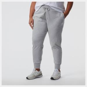 Pantaloni Dama New Balance NB Essentials French Terry Sweatpant Gri | NB146BNO