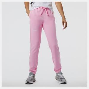 Pantaloni Dama New Balance NB Essentials Sweatpant Roz | NB687FUW