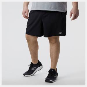 Pantaloni Scurti Barbati New Balance Accelerate 5 inch Negrii | NB982EYI