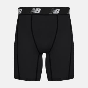 Pantaloni Scurti Barbati New Balance Baselayer Negrii | NB106RES