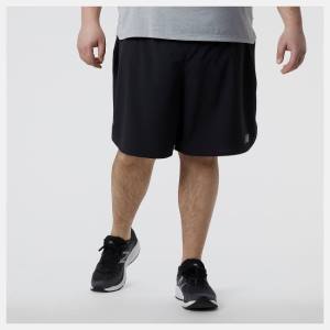 Pantaloni Scurti Barbati New Balance Impact Run 7 Inch Negrii | NB735OFQ