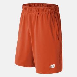 Pantaloni Scurti Barbati New Balance Tech Portocalii | NB250HUE