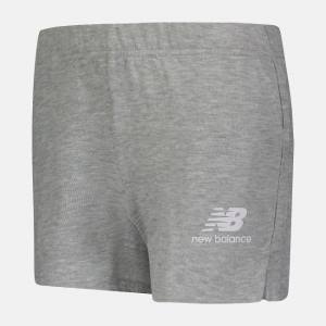 Pantaloni Scurti Copii New Balance Essentials Fleece Gri | NB027YKX