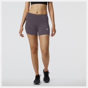 Pantaloni Scurti Dama New Balance Impact Run Fitted Lavanda | NB701NTD