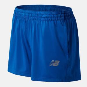 Pantaloni Scurti Dama New Balance NB Tech Albastru Regal | NB897RZF