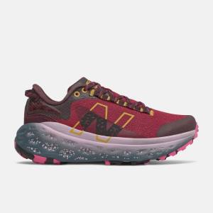 Pantofi Drumetie Dama New Balance Fresh Foam X More Trail v2 Rosii Inchis Aurii | NB078ZOU