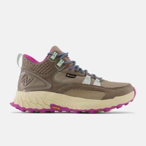 Pantofi Drumetie Dama New Balance Fresh Foam X Hierro Mid-High GTX Maro | NB124MZW