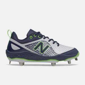 Pantofi Softball Dama New Balance Fresh Foam Velo v2 Metal Bleumarin Verzi Deschis Negrii | NB251QUE