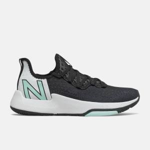 Pantofi Sport Dama New Balance FuelCell 100 Negrii Albi Verde Menta | NB740NAF