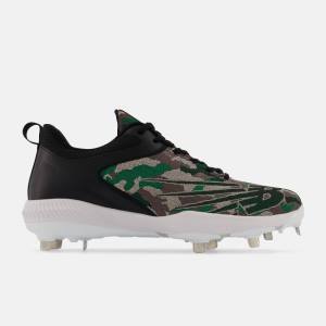 Pantofi de Baseball Barbati New Balance FuelCell 4040 v6 Metal Camo Negrii | NB594NLY