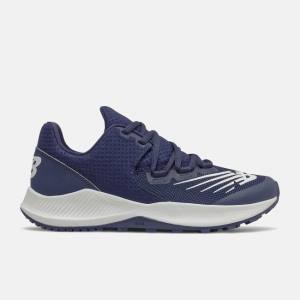 Pantofi de Baseball Copii New Balance 4040 v6 Youth Turf Trainer Bleumarin Albi | NB450KEX