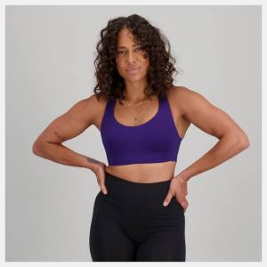 Sutien Sport Dama New Balance NB Fortiflow Bra Violet | NB526ILY