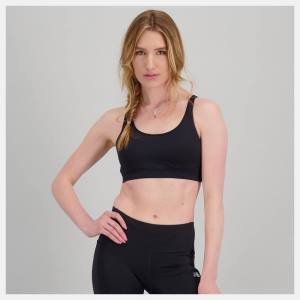 Sutien Sport Dama New Balance NB Hero Bra 3.0 Negrii | NB719KDR