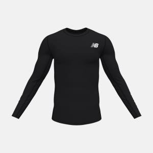 Tricouri Barbati New Balance Baselayer Long Sleeve Top Negrii | NB198JEY