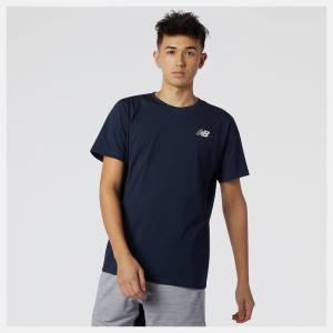 Tricouri Barbati New Balance Heathertech Tee Bleumarin | NB035ABC