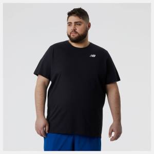 Tricouri Barbati New Balance Heathertech Tee Negrii | NB852ZDA