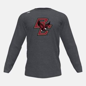 Tricouri Barbati New Balance Long Sleeve Tech Tee(Boston College) Gri | NB615QSA