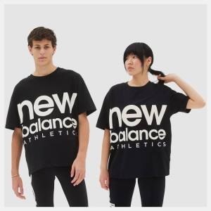 Tricouri Barbati New Balance NB Athletics Unisex Out of Bounds Tee Negrii | NB241QUA