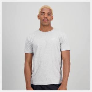 Tricouri Barbati New Balance NB Essentials Metallic Logo Tee Gri | NB210CWN