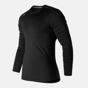 Tricouri Barbati New Balance NB Long Sleeve Baselayer Negrii | NB542UFJ