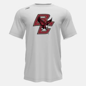 Tricouri Barbati New Balance Scurte Sleeve Tech Tee(Boston College) Albi | NB728GAL