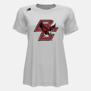 Tricouri Dama New Balance NB Scurte Sleeve Tech Tee(Boston College) Albi | NB375JVP