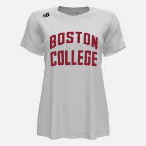 Tricouri Dama New Balance NB Scurte Sleeve Tech Tee(Boston College) Albi | NB473JTE