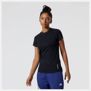 Tricouri Dama New Balance Perfect Rib Tee Negrii | NB359UTO