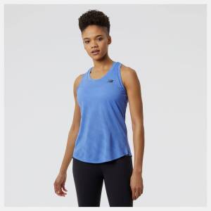 Tricouri Dama New Balance Q Speed Jacquard Tank Albastri | NB830VNS