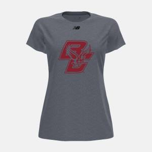 Tricouri Dama New Balance W Raglan Tech Tee(Boston College) Gri | NB549NKB